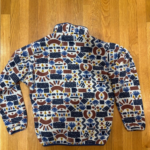 Patagonia “Protected Peaks” Synchilla Snap-T print fleece  Men's small - Picture 2 of 5